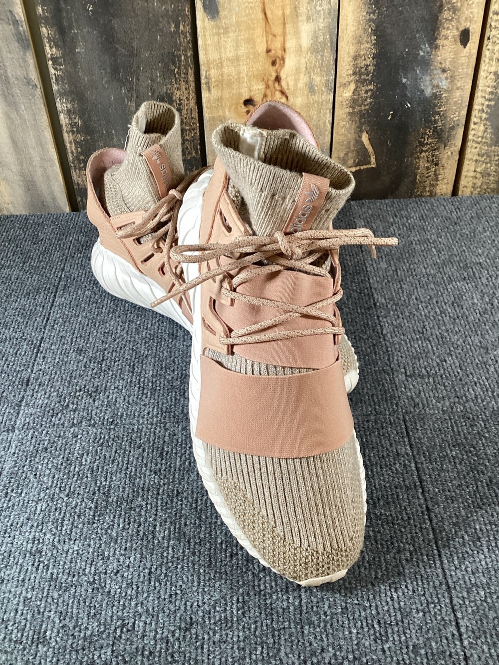 Adidas Tubular Doom Primeknit sock sneakers men’s size 10